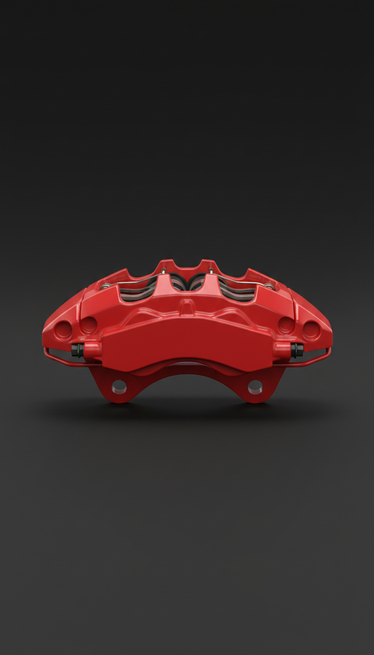 Aftermarket brake caliper with corrosion-resistant finish